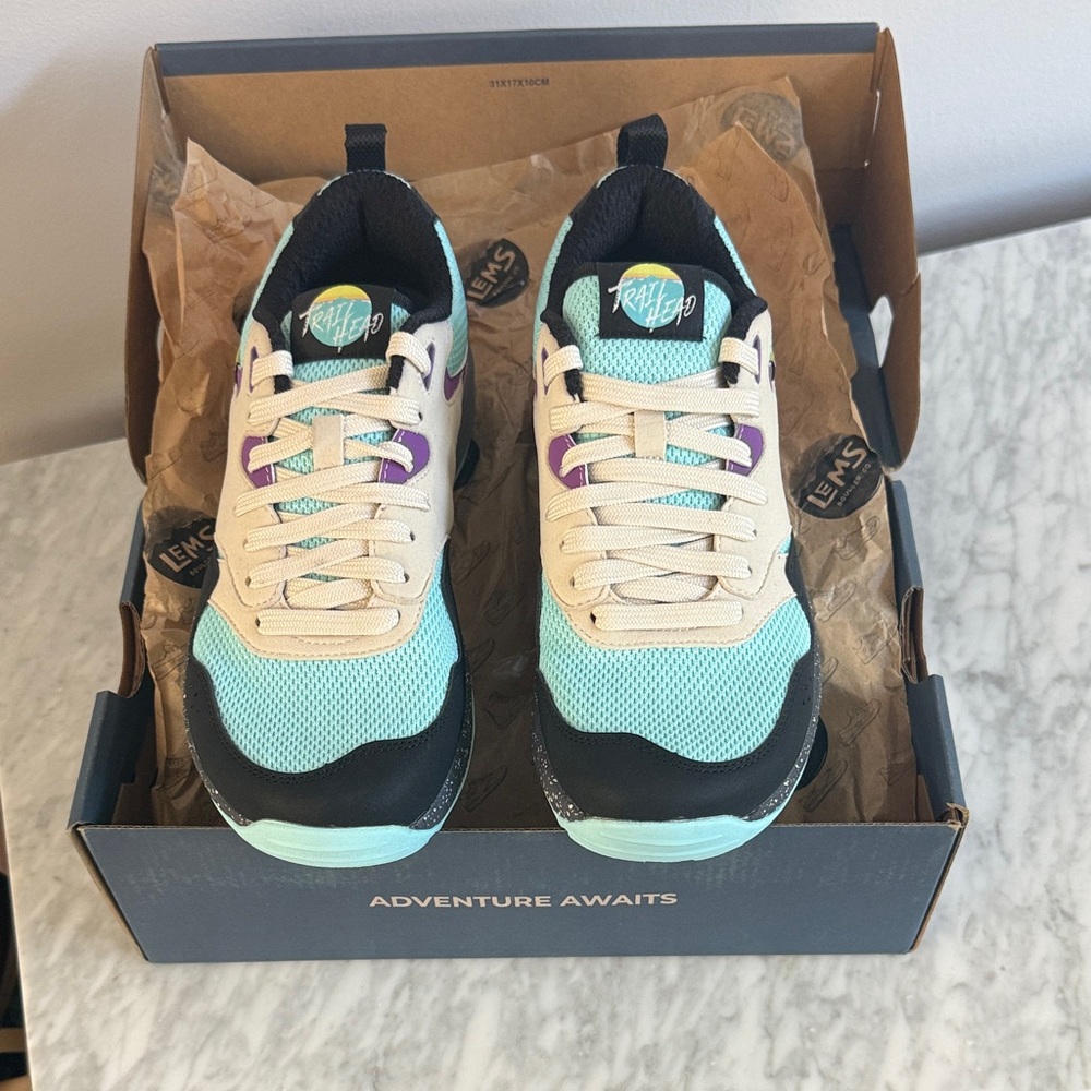 NIB Lems Trailhead sneakers in cosmic blue